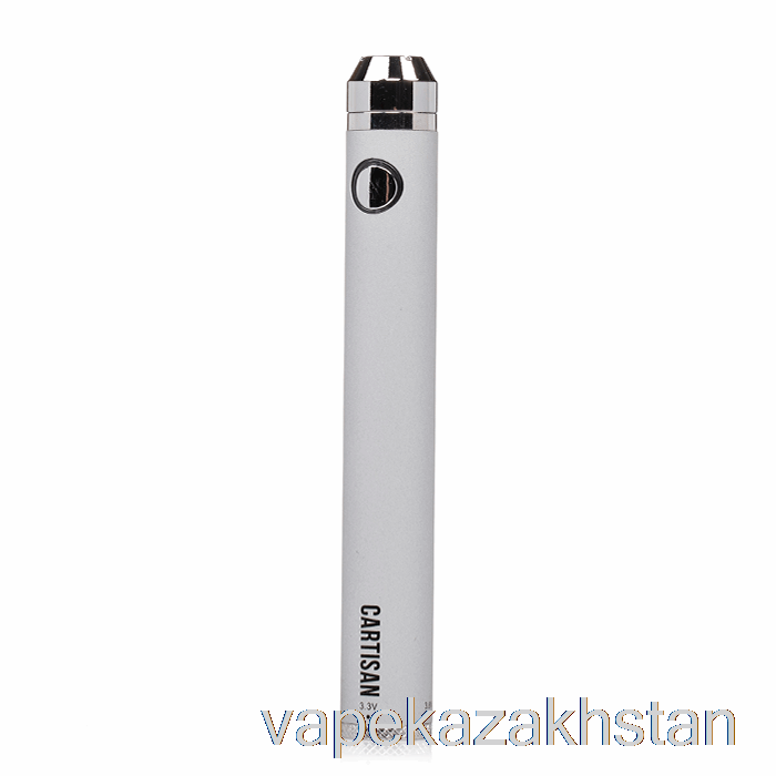 Vape Disposable Cartisan eGo Spinner Twist 1300 510 Battery Silver